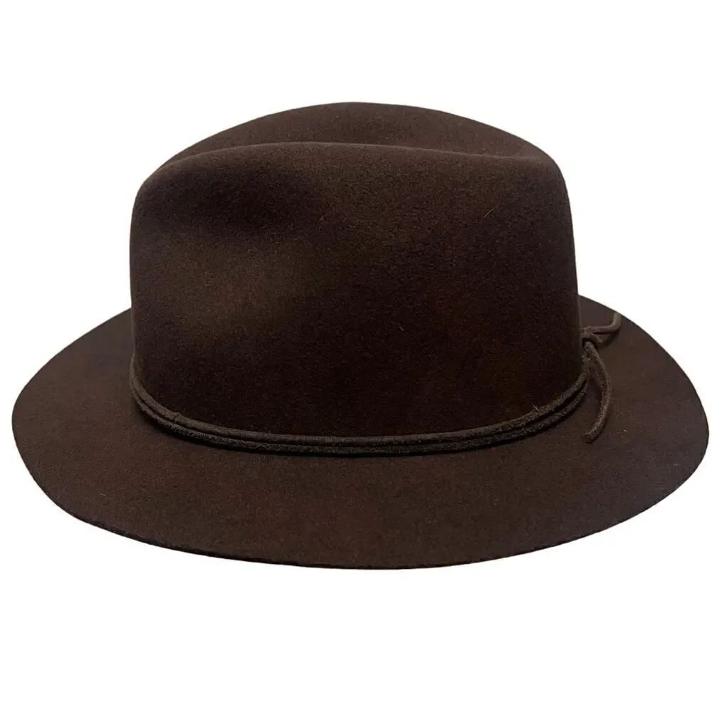 ORVIS Brown Wool Hat Sz. M/L